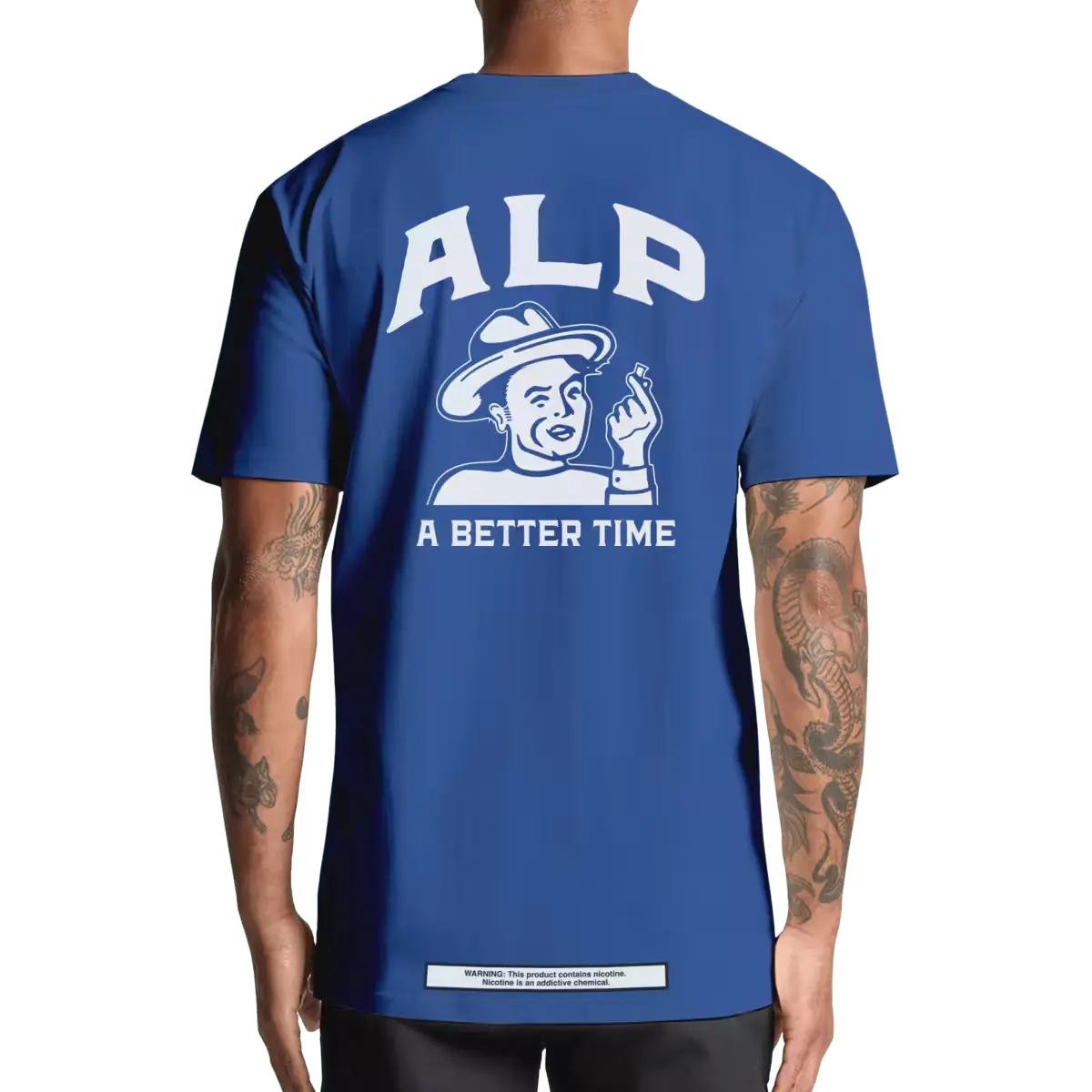 Classic Tee Blue - Image 4