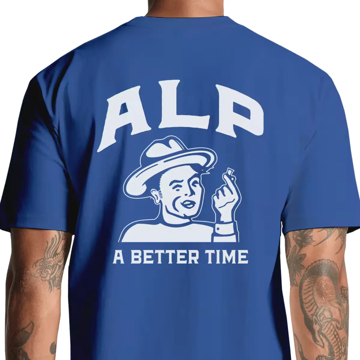 Classic Tee Blue - Image 5